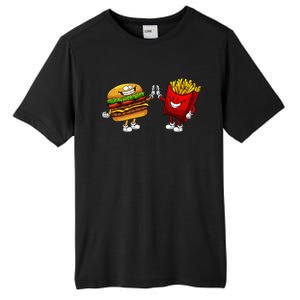 Cute Hamburger Art Hamburger French Fries Lovers Tall Fusion ChromaSoft Performance T-Shirt