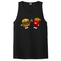 Cute Hamburger Art Hamburger French Fries Lovers PosiCharge Competitor Tank