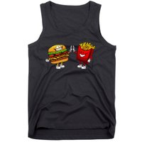 Cute Hamburger Art Hamburger French Fries Lovers Tank Top