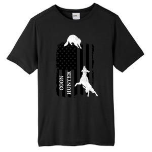 Coon Hunting American Flag Dog Tall Fusion ChromaSoft Performance T-Shirt