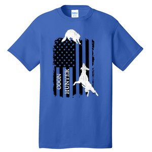 Coon Hunting American Flag Dog Tall T-Shirt