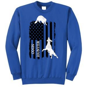 Coon Hunting American Flag Dog Tall Sweatshirt