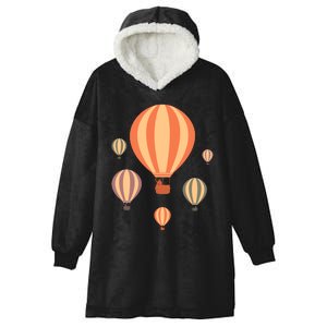 Cute Hot Air Balloons | Balloon Sky Hooded Wearable Blanket