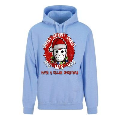 Christmas Have A Killer Christmas Horror Character Halloween Unisex Surf Hoodie