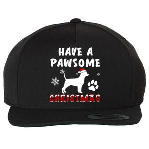 Chihuahua Have A Pawsome Christmas Gift Wool Snapback Cap