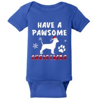 Chihuahua Have A Pawsome Christmas Gift Baby Bodysuit