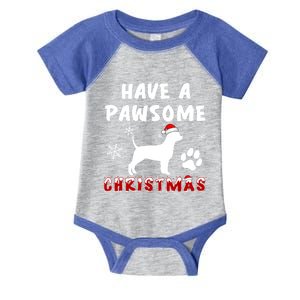 Chihuahua Have A Pawsome Christmas Gift Infant Baby Jersey Bodysuit