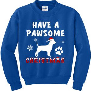 Chihuahua Have A Pawsome Christmas Gift Kids Sweatshirt