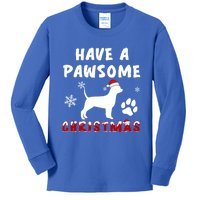 Chihuahua Have A Pawsome Christmas Gift Kids Long Sleeve Shirt