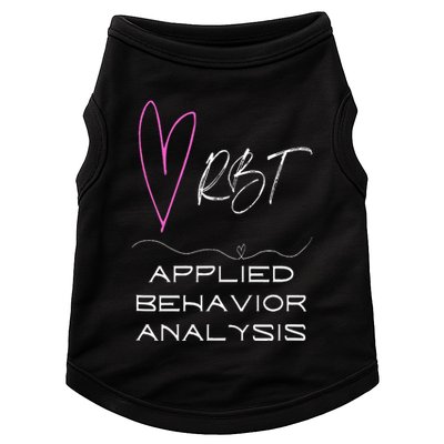 Cute happy and positive design for an ABA Therapist RBT Doggie Tank