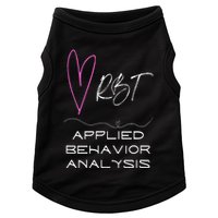 Cute happy and positive design for an ABA Therapist RBT Doggie Tank