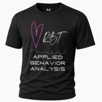 Cute happy and positive design for an ABA Therapist RBT Cooling Performance Crew T-Shirt