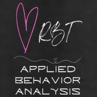 Cute happy and positive design for an ABA Therapist RBT Golf Towel