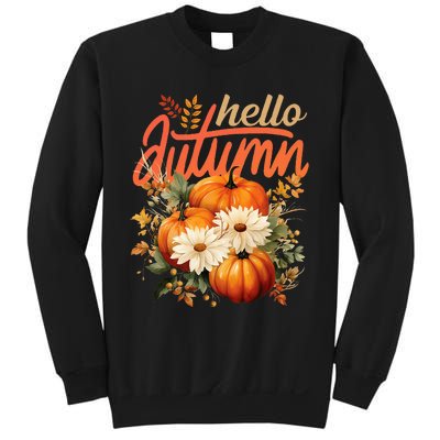 Cute Hello Autumn Season Thanksgiving And Fall Festivities Sweatshirt