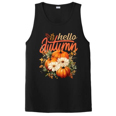 Cute Hello Autumn Season Thanksgiving And Fall Festivities PosiCharge Competitor Tank