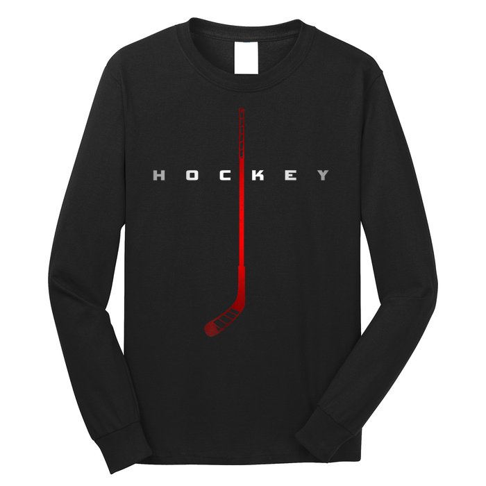 Cool Hockey Apparel Sticks Hockey Gift Long Sleeve Shirt