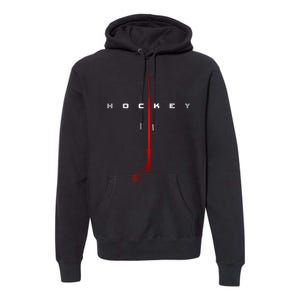 Cool Hockey Apparel Sticks Hockey Gift Premium Hoodie