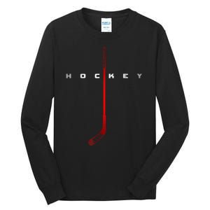 Cool Hockey Apparel Sticks Hockey Gift Tall Long Sleeve T-Shirt