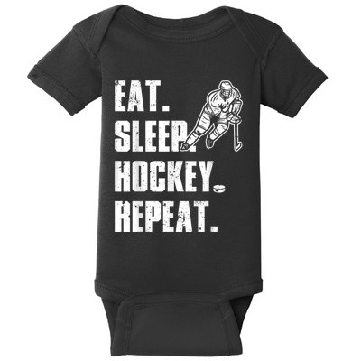 Cool Hockey Art For Men Women Ice Hockey Lover Goalie Player Baby Bodysuit