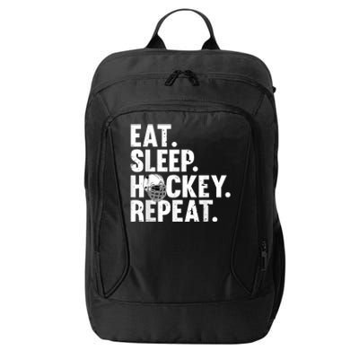 Cool Hockey Art For Men Women Ice Hockey Lover Goalie Player City Backpack