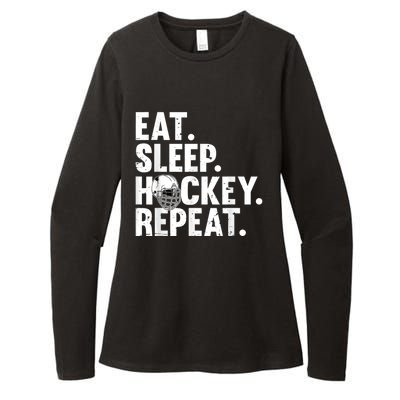 Cool Hockey Art For Men Women Ice Hockey Lover Goalie Player Womens CVC Long Sleeve Shirt