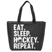 Cool Hockey Art For Men Women Ice Hockey Lover Goalie Player Zip Tote Bag