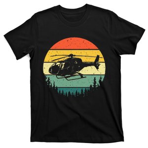 Cute Helicopter Art For Wo Aviator Helicopter Pilot T-Shirt