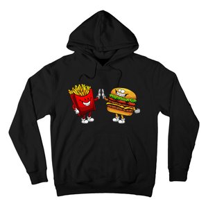 Cute Hamburger Art  Hamburger French Hoodie