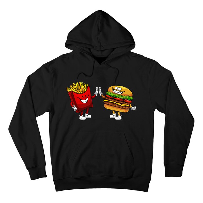 Cute Hamburger Art  Hamburger French Hoodie