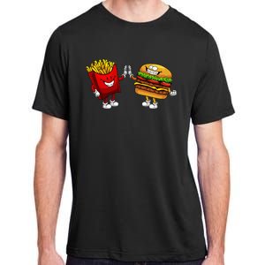 Cute Hamburger Art  Hamburger French Adult ChromaSoft Performance T-Shirt