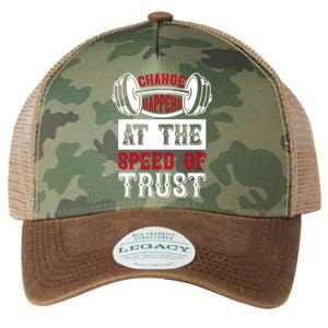 Change Happens At The Speed Of Trust Legacy Tie Dye Trucker Hat