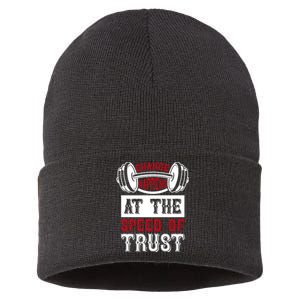 Change Happens At The Speed Of Trust Sustainable Knit Beanie