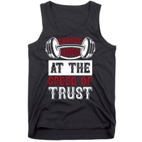 Change Happens At The Speed Of Trust Tank Top