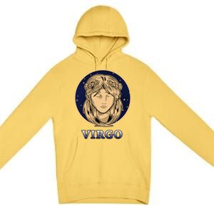 Constellation Horoscope Ascendant Zodiac Virgo Gift Premium Pullover Hoodie