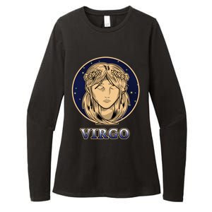 Constellation Horoscope Ascendant Zodiac Virgo Gift Womens CVC Long Sleeve Shirt