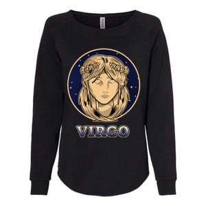 Constellation Horoscope Ascendant Zodiac Virgo Gift Womens California Wash Sweatshirt