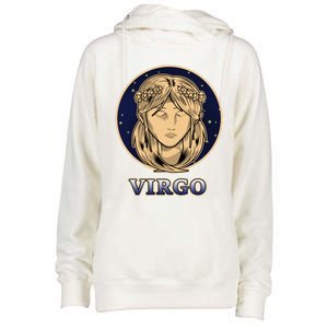 Constellation Horoscope Ascendant Zodiac Virgo Gift Womens Funnel Neck Pullover Hood