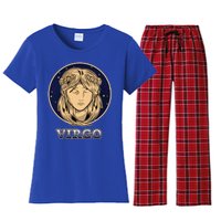 Constellation Horoscope Ascendant Zodiac Virgo Gift Women's Flannel Pajama Set