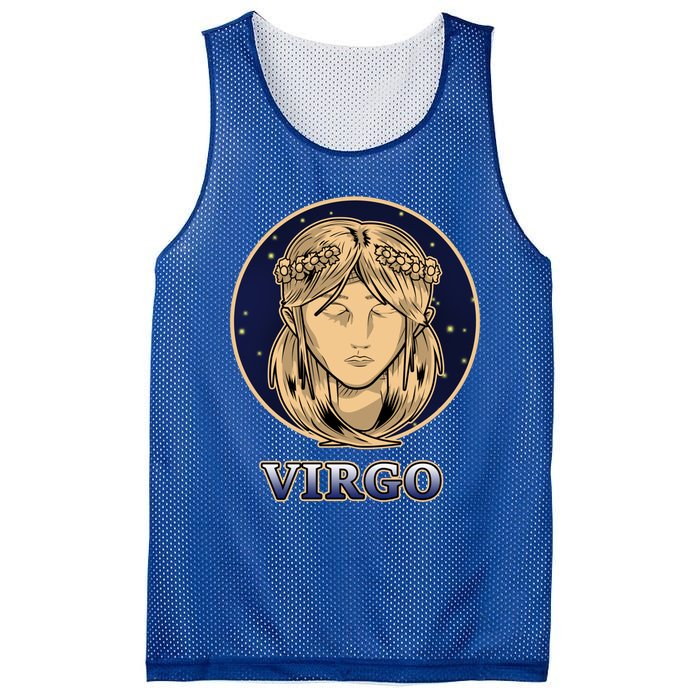 Constellation Horoscope Ascendant Zodiac Virgo Gift Mesh Reversible Basketball Jersey Tank