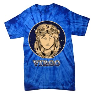 Constellation Horoscope Ascendant Zodiac Virgo Gift Tie-Dye T-Shirt