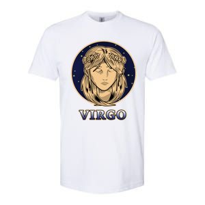 Constellation Horoscope Ascendant Zodiac Virgo Gift Softstyle CVC T-Shirt