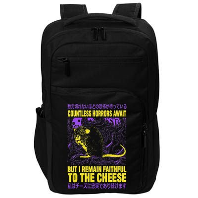 Countless Horrors Await But I Remain Faithful To The Cheese Impact Tech Backpack