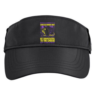 Countless Horrors Await But I Remain Faithful To The Cheese Adult Drive Performance Visor