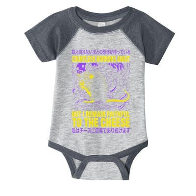 Countless Horrors Await But I Remain Faithful To The Cheese Infant Baby Jersey Bodysuit