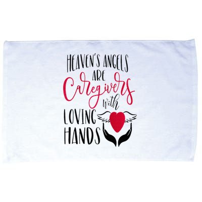 Caregivers Heavens Angels Raglan Baseball Microfiber Hand Towel