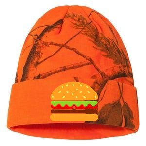 Cool Hamburger Art Women Minimalist Burger Cheeseburger Kati Licensed 12" Camo Beanie