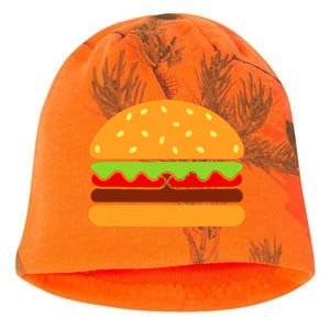 Cool Hamburger Art Women Minimalist Burger Cheeseburger Kati - Camo Knit Beanie