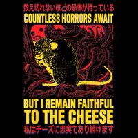 Countless Horrors Await But I Remain Faithful To The Cheese Rat Sustainable Bucket Hat