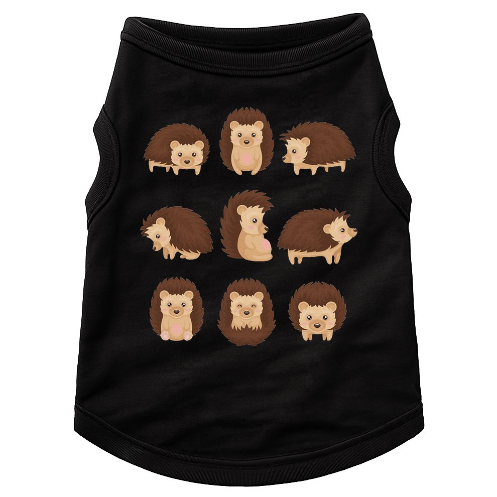 Cute Hedgehog Animal Forest Nature Hedgehog Doggie Tank