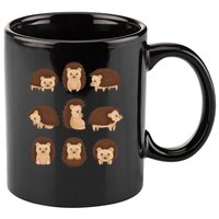 Cute Hedgehog Animal Forest Nature Hedgehog 11oz C Handle Ceramic Mug